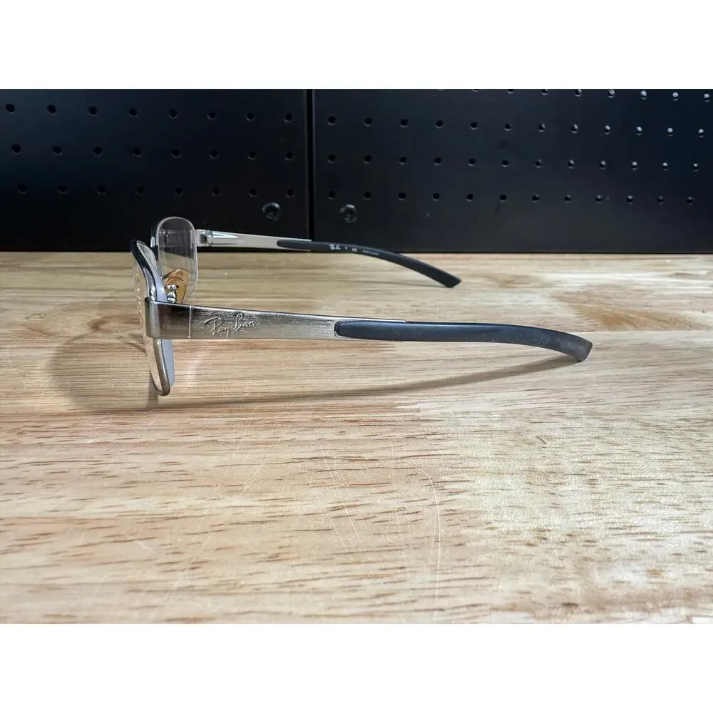 Ray Ban RB 3413 004 Rectangle Gunmetal Gray Eye Glasses 59-18 3N